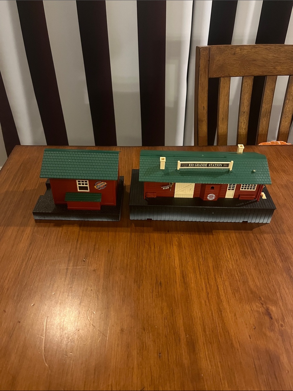 New Bright G Scale Rio Grande Train Station + Overland Service Building Playset